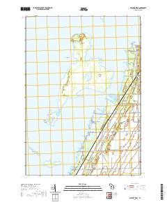 Bay Port West 2019 topographic map thumbnail