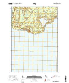 Beaver Island South 2019 topographic map thumbnail