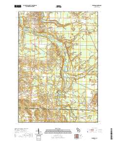 Benzonia 2019 topographic map thumbnail