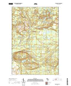 Betsy Lake SW 2019 topographic map thumbnail