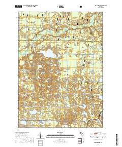 Big Blue Lake 2019 topographic map thumbnail