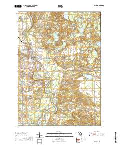 Big Rapids 2019 topographic map thumbnail