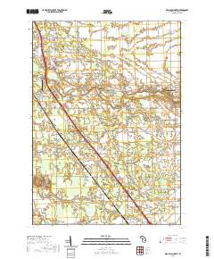 Birch Run North 2019 topographic map thumbnail