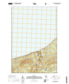 Black River Harbor 2019 topographic map thumbnail
