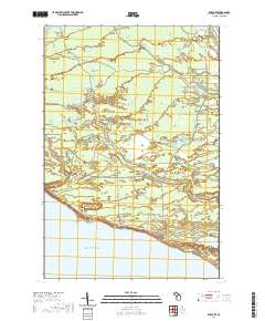 Brevort 2019 topographic map thumbnail