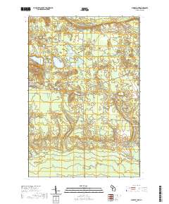 Buckeye Lake 2019 topographic map thumbnail