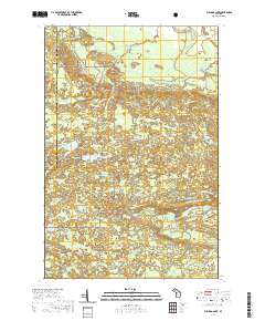 Bulldog Lake 2019 topographic map thumbnail