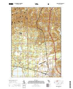 Cadillac North 2019 topographic map thumbnail