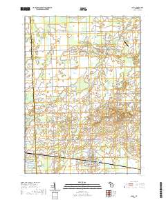 Capac 2019 topographic map thumbnail