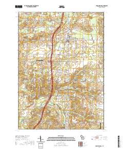 Cedar Springs 2019 topographic map thumbnail