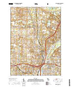 Cedar Springs SW 2019 topographic map thumbnail
