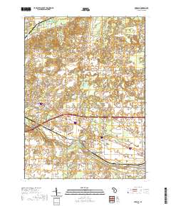 Ceresco 2019 topographic map thumbnail