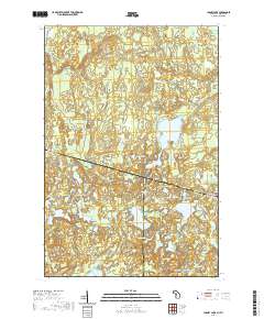 Chaney Lake 2019 topographic map thumbnail