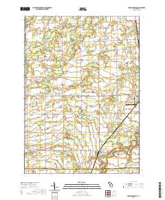 Chesaning West 2019 topographic map thumbnail