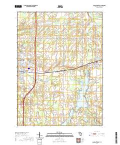 Coldwater East 2019 topographic map thumbnail