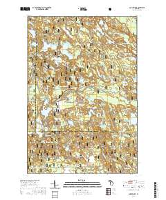 Corner Lake 2019 topographic map thumbnail