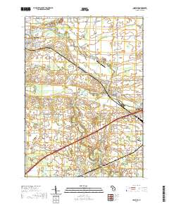 Corunna 2019 topographic map thumbnail