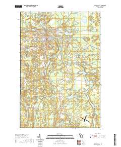 Crystal Falls 2019 topographic map thumbnail