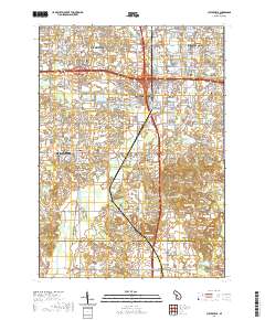 Cutlerville 2019 topographic map thumbnail
