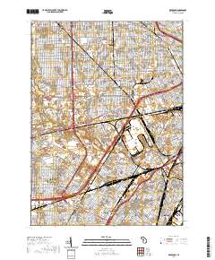 Dearborn 2019 topographic map thumbnail