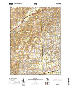 Denton 2019 topographic map thumbnail