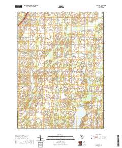 Duck Lake 2019 topographic map thumbnail