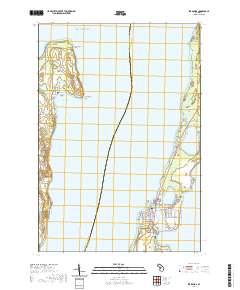 Elk Rapids 2019 topographic map thumbnail