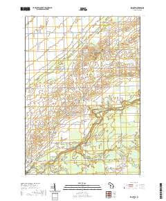 Ellington 2019 topographic map thumbnail