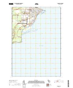 Escanaba 2019 topographic map thumbnail