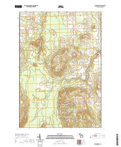 Evans Creek 2019 topographic map thumbnail