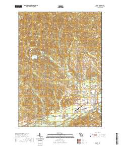 Evart 2019 topographic map thumbnail