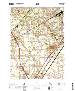 Flat Rock 2019 topographic map thumbnail