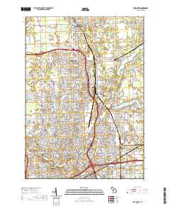 Flint North 2019 topographic map thumbnail