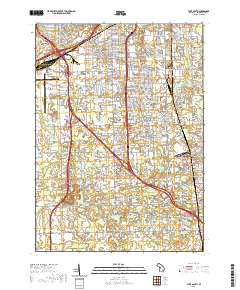 Flint South 2019 topographic map thumbnail