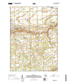 Frankenmuth 2019 topographic map thumbnail