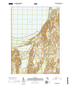 Good Harbor Bay 2019 topographic map thumbnail