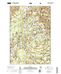 Gooseneck Lake 2019 topographic map thumbnail