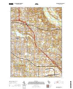 Grand Rapids East 2019 topographic map thumbnail