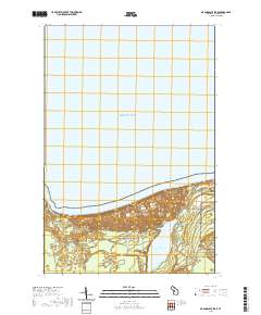 Grand Sable Lake 2019 topographic map thumbnail