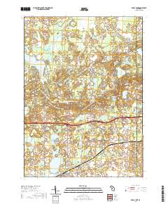 Grass Lake 2019 topographic map thumbnail