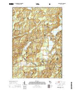 Hagerman Lake 2019 topographic map thumbnail