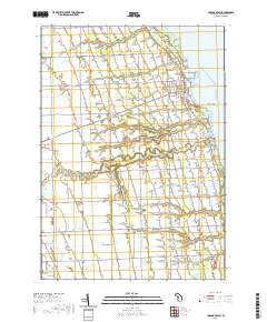 Harbor Beach 2019 topographic map thumbnail