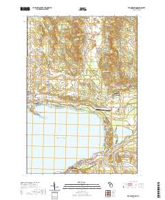 Harbor Springs 2019 topographic map thumbnail