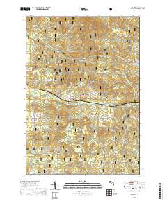 Harrietta 2019 topographic map thumbnail