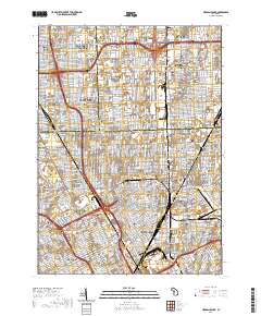 Highland Park 2019 topographic map thumbnail