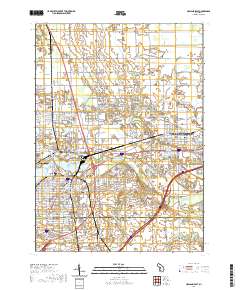 Holland East 2019 topographic map thumbnail