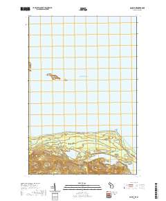 Howe Lake 2019 topographic map thumbnail