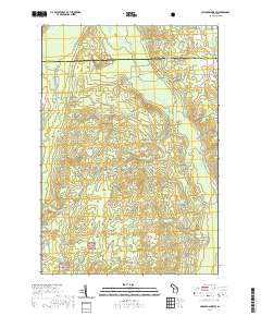 Hubbard Lake SW 2019 topographic map thumbnail