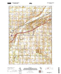 Hudsonville West 2019 topographic map thumbnail