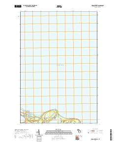 Huron Mountain 2019 topographic map thumbnail